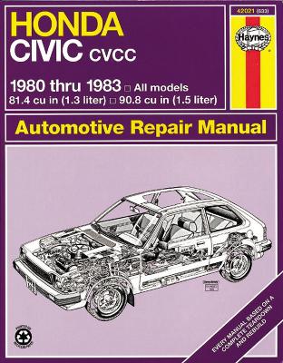 Book cover for Honda Civic 1300 & 1500 Cvcc (80 - 83)