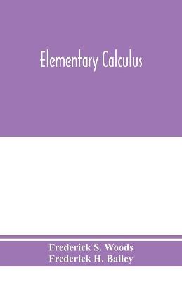 Book cover for Elementary calculus