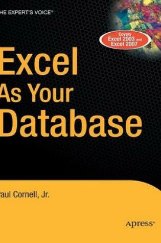 Cover of Excel as Your Database