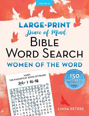 Book cover for Peace of Mind Bible Word Search Women of the Word