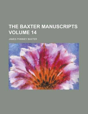 Book cover for The Baxter Manuscripts (Volume 8)