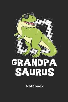 Book cover for Grandpa Saurus Notebook