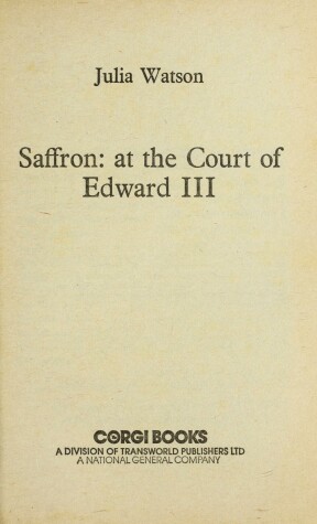 Book cover for Saffron