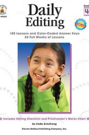 Cover of Daily Editing, Grade 4