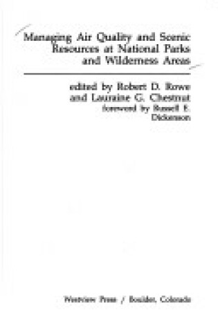 Cover of Managing Air Quality And Scenic Resources At National Parks And Wilderness Areas