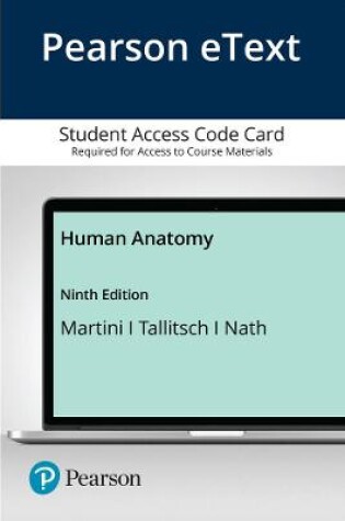 Cover of Pearson eText Human Anatomy -- Access Card