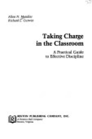 Cover of Taking Charge in the Classroom