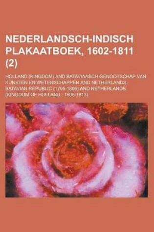 Cover of Nederlandsch-Indisch Plakaatboek, 1602-1811 (2)