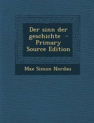 Book cover for Der Sinn Der Geschichte