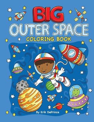 Book cover for Big Outer Space Coloring Book