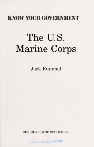 Book cover for United States Marine Corps