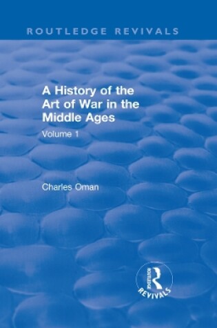 Cover of A History of the Art of War in the Middle Ages (1978)