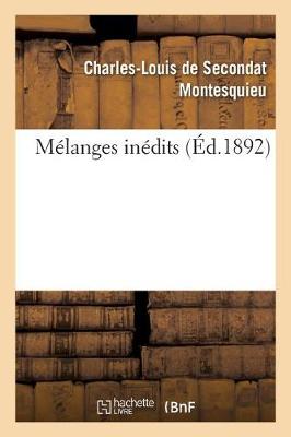 Book cover for M�langes In�dits