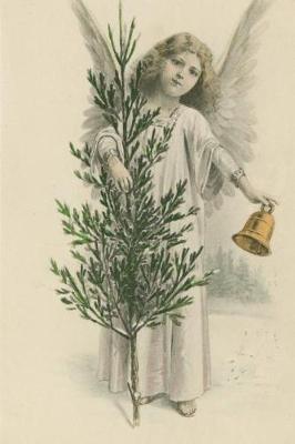 Cover of Vintage Angel Christmas Tree Snow Heavenly Bell Journal