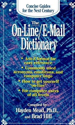 Cover of Concise Guides: The On-Line/E-mail Dictionary