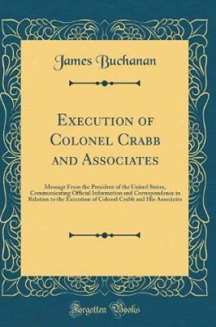 Cover of Execution of Colonel Crabb and Associates