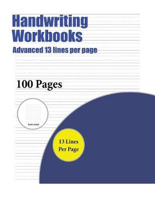 Book cover for Handwriting Workbooks (Advanced 13 lines per page)