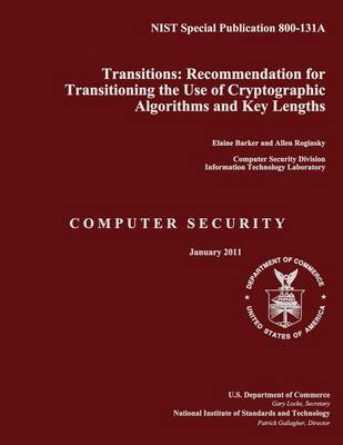 Book cover for NIST Special Publication 800-131A Transitions