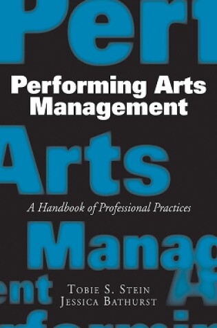 Cover of Performing Arts Management