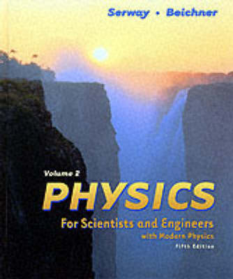 Book cover for Serway Physics for Science Engineers