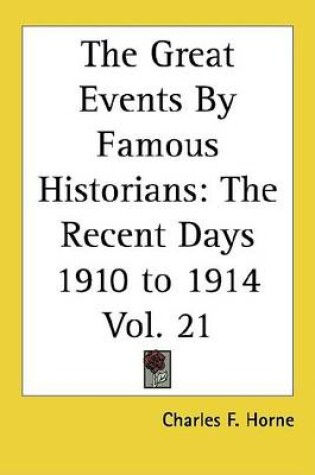 Cover of The Great Events by Famous Historians