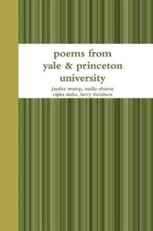 Cover of poems from yale and princeton university