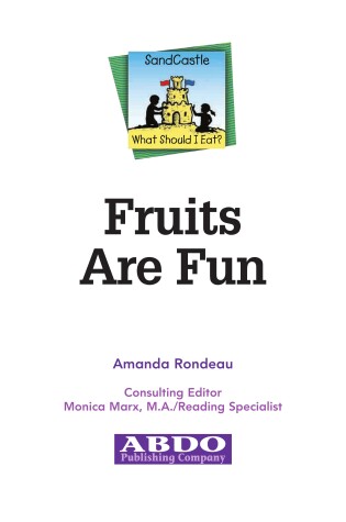 Cover of Fruits are Fun