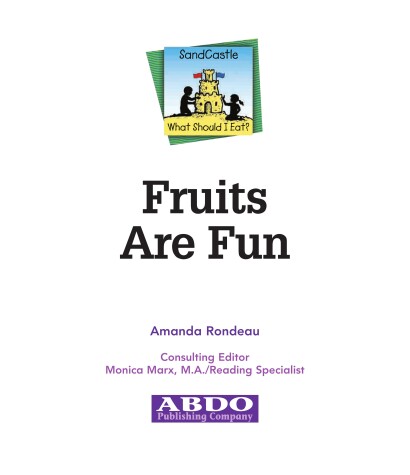 Book cover for Fruits are Fun