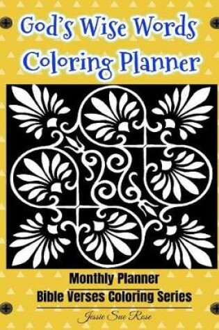 Cover of God's Wise Words Coloring Planner