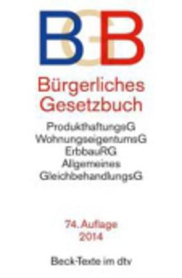 Book cover for BGB - Burgerliches Gesetzbuch