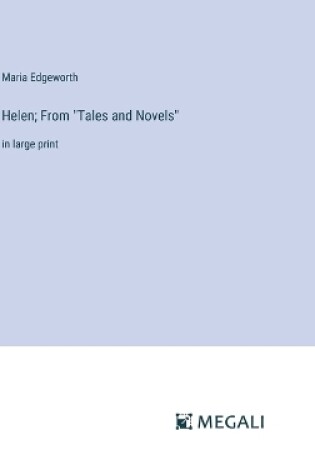 Cover of Helen; From "Tales and Novels"