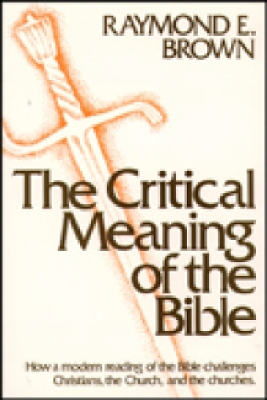 Book cover for The Critical Meaning of the Bible