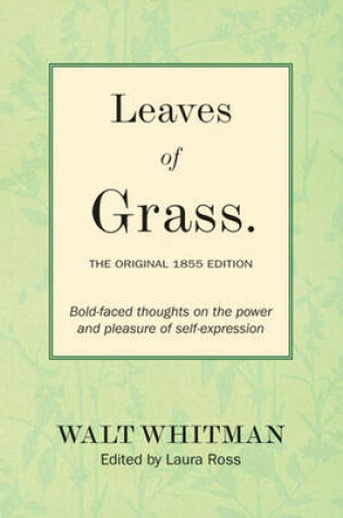 Cover of Leaves of Grass: The Original 1855 Edition
