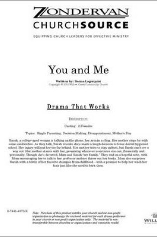 Cover of You and Me