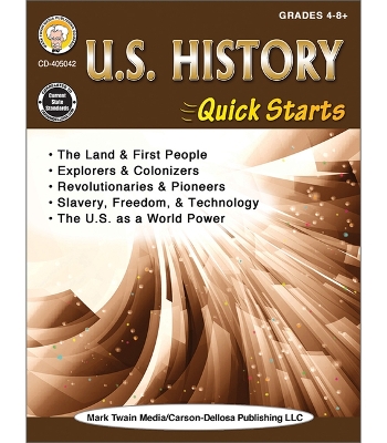 Book cover for U.S. History Quick Starts Workbook