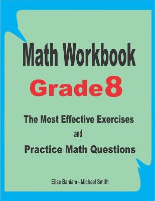 Book cover for Math Workbook Grade 8