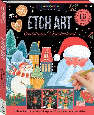 Book cover for Kaleidoscope Etch Art Creations Christmas Wonderland