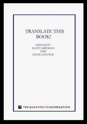 Book cover for Translate This Book!