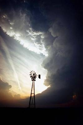 Book cover for Modern Windmill and Storm Clouds Journal