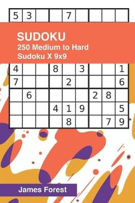 Book cover for 250 Medium to Hard Sudoku X 9x9