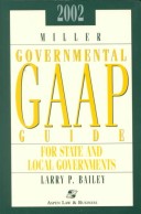 Book cover for Miller Governmental GAAP Guide