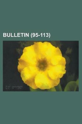 Cover of Bulletin (95-113 )