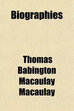 Cover of Biographies