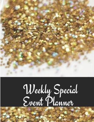 Book cover for Weekly Special Event Planner