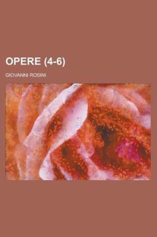 Cover of Opere (4-6)