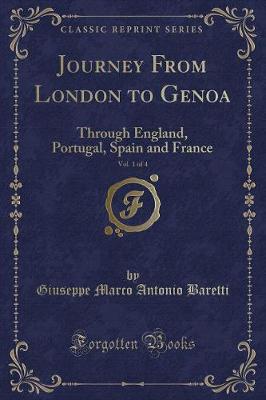 Book cover for Journey from London to Genoa, Vol. 1 of 4