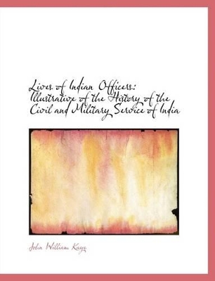 Book cover for Lives of Indian Officers