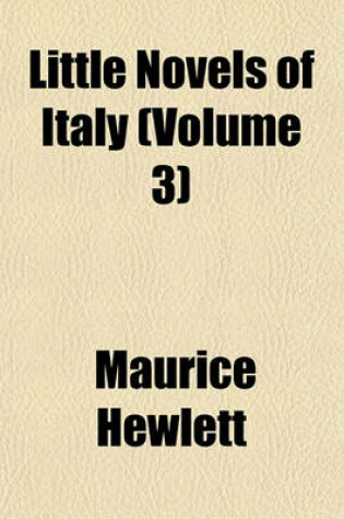Cover of Little Novels of Italy (Volume 3)