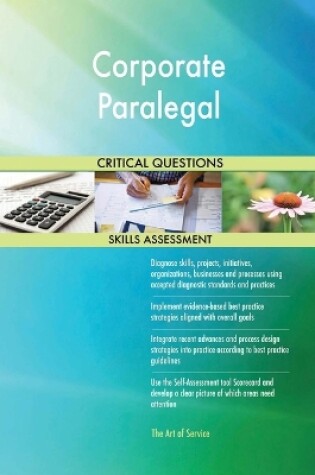 Cover of Corporate Paralegal Critical Questions Skills Assessment