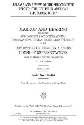 Book cover for Release and review of the subcommittee report